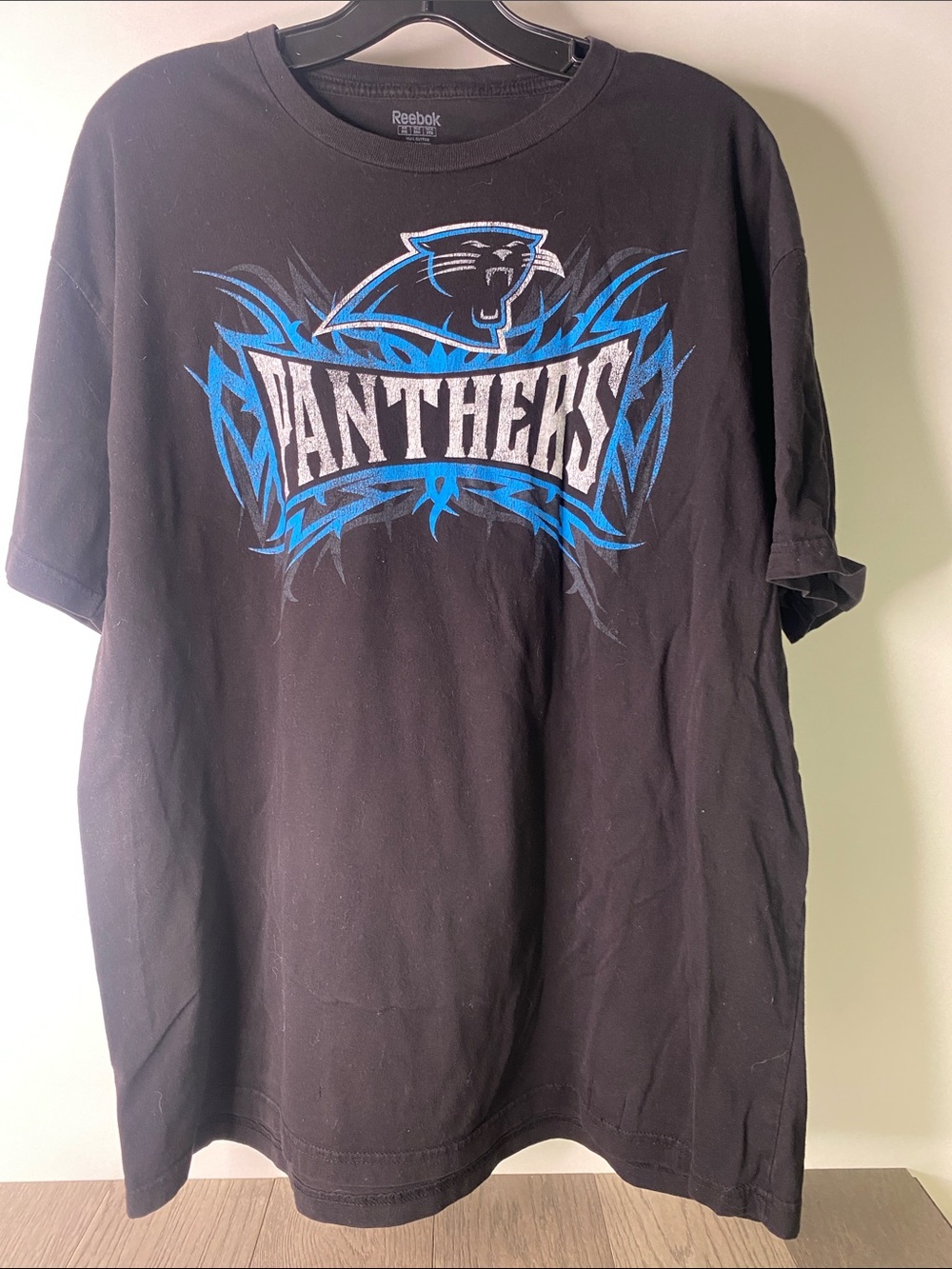 Reebok Black Panthers Graphic Tee with Blue Accents Men’s Size 2XL - 1559